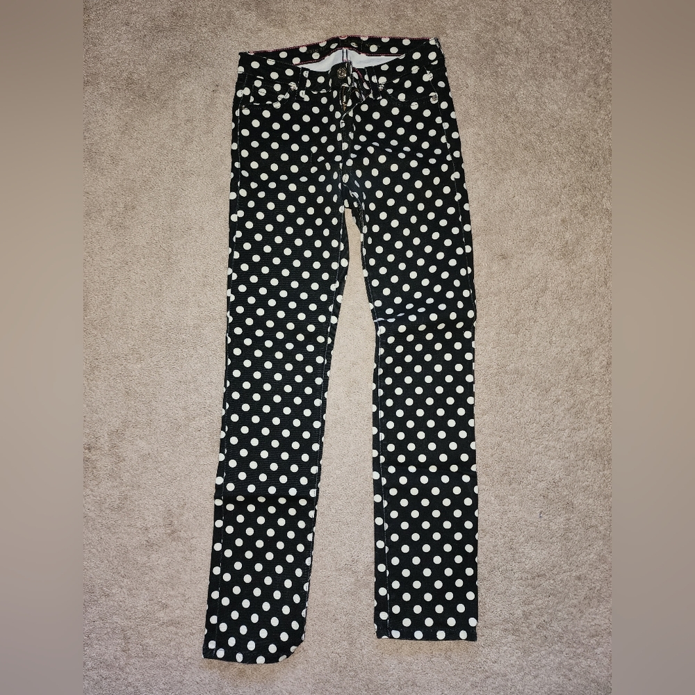 Kate Spade Black and white Polka Dot Jeans